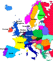 map of europe