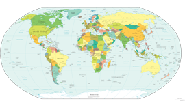 political map of the world