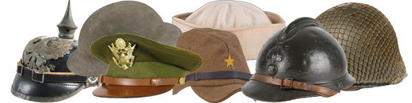hats of world wars I and II